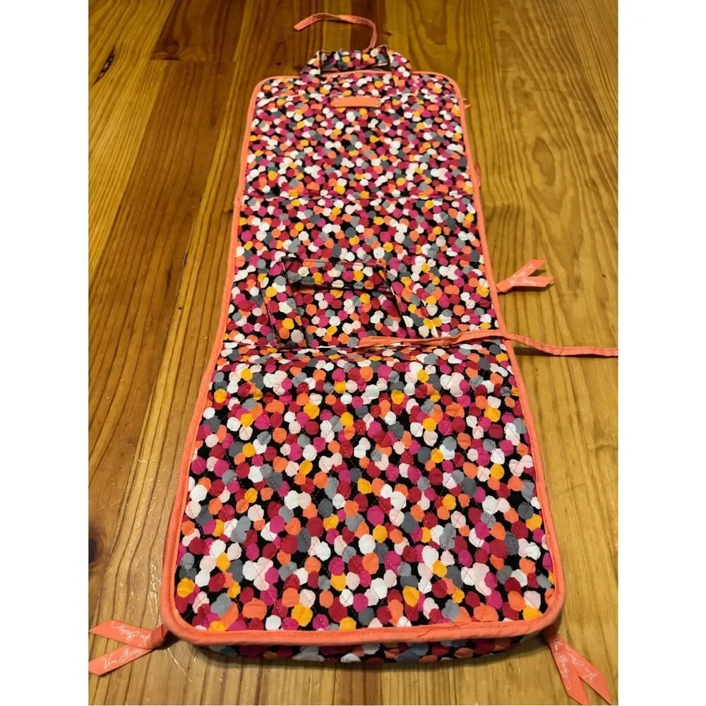 Vera Bradley Foldable Hanging Organizer Pixie Confetti Vacation Travel